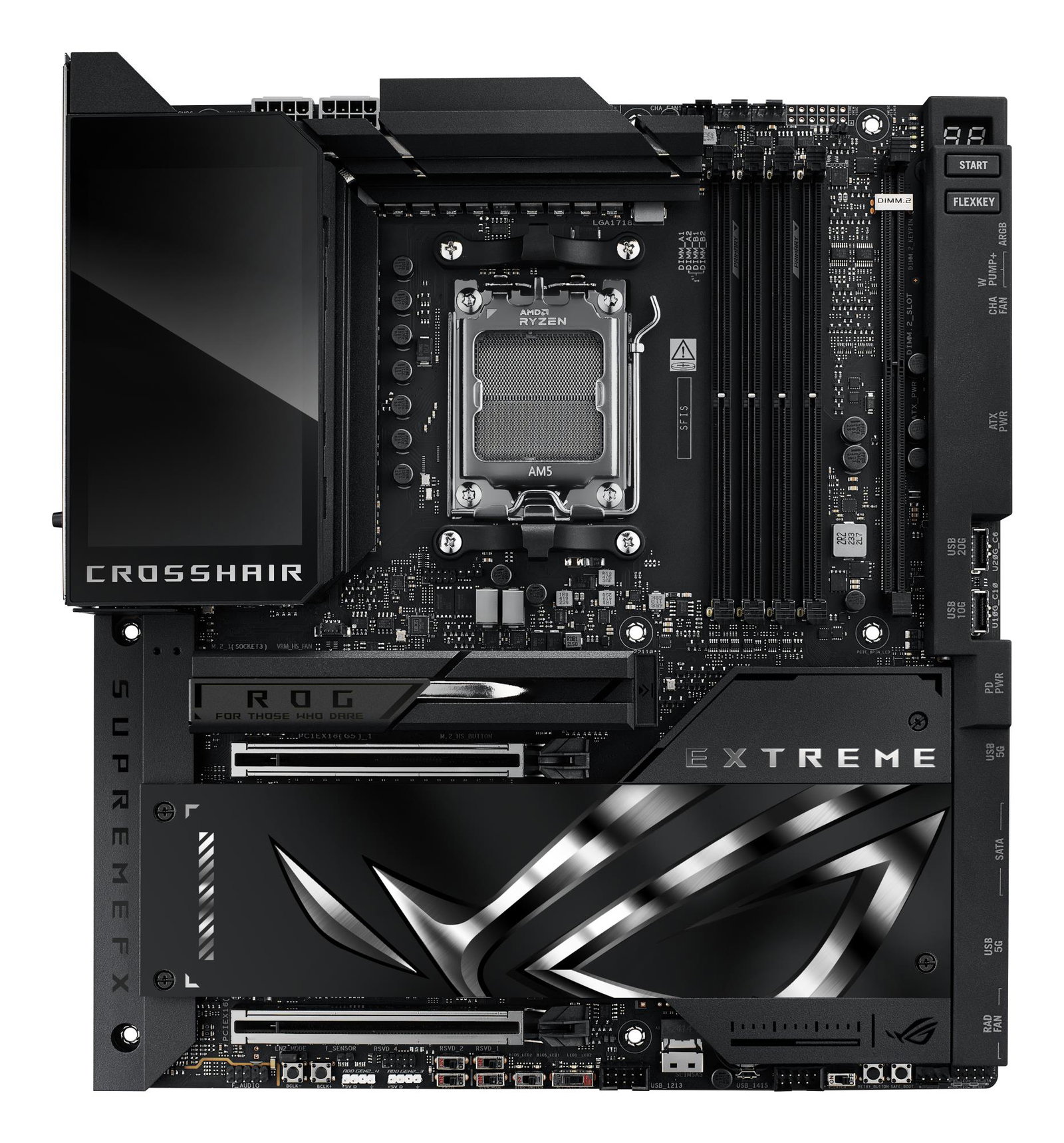 Mainboard ASUS AMD X870E SAM5 EATX Memory DDR5 Memory slots 4 CROSSHAIRX870EEXTREME