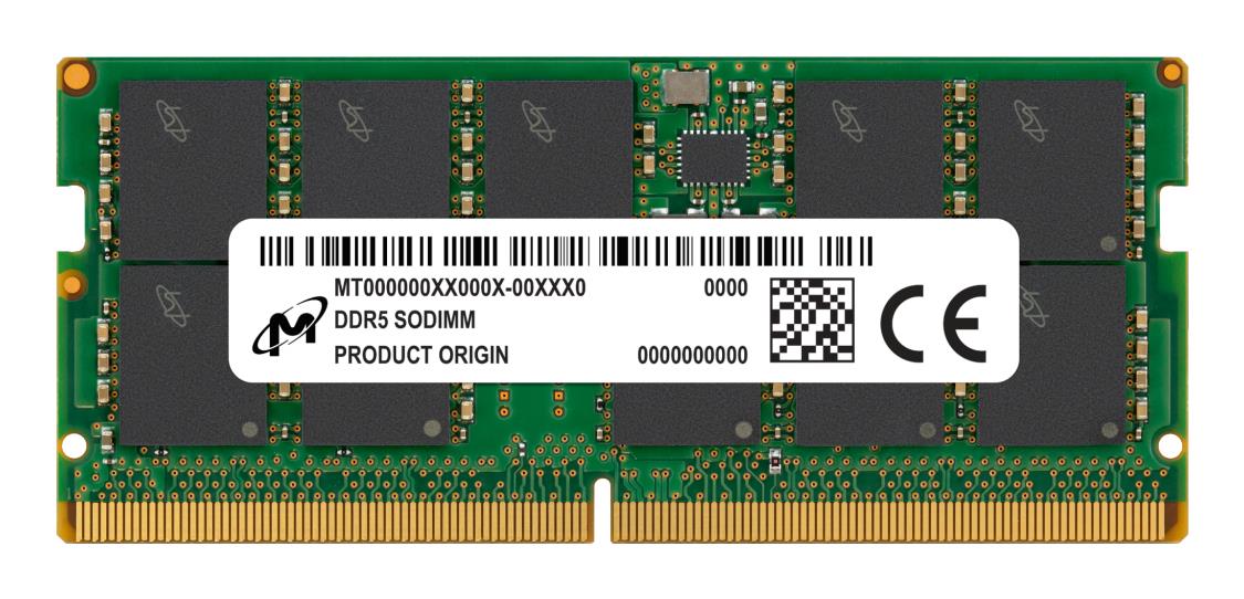 Server Memory Module MICRON DDR5 16GB ECC 5600 MHz CL 46 1.1 V MTC10C1084S1TC56BR