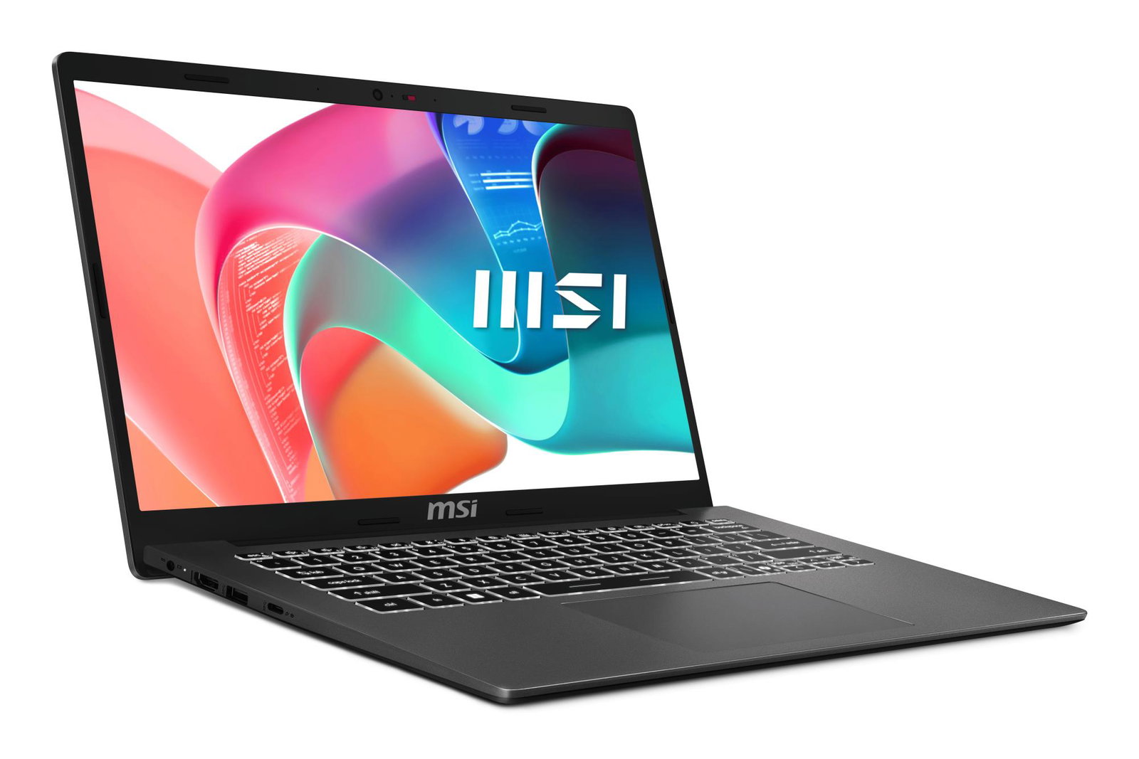Notebook MSI Modern 14 F1MG-867NL CPU Intel Core 7 150U 14 1920 x 1080 pixels RAM 16 GB DDR4-SDRAM SSD 512 GB Discrete graphics Not available On-board graphics Yes OS installed Windows 11 Home Colour Silver Weight 1.5 kg 3200 MHz MODERN14F1MG-867NL