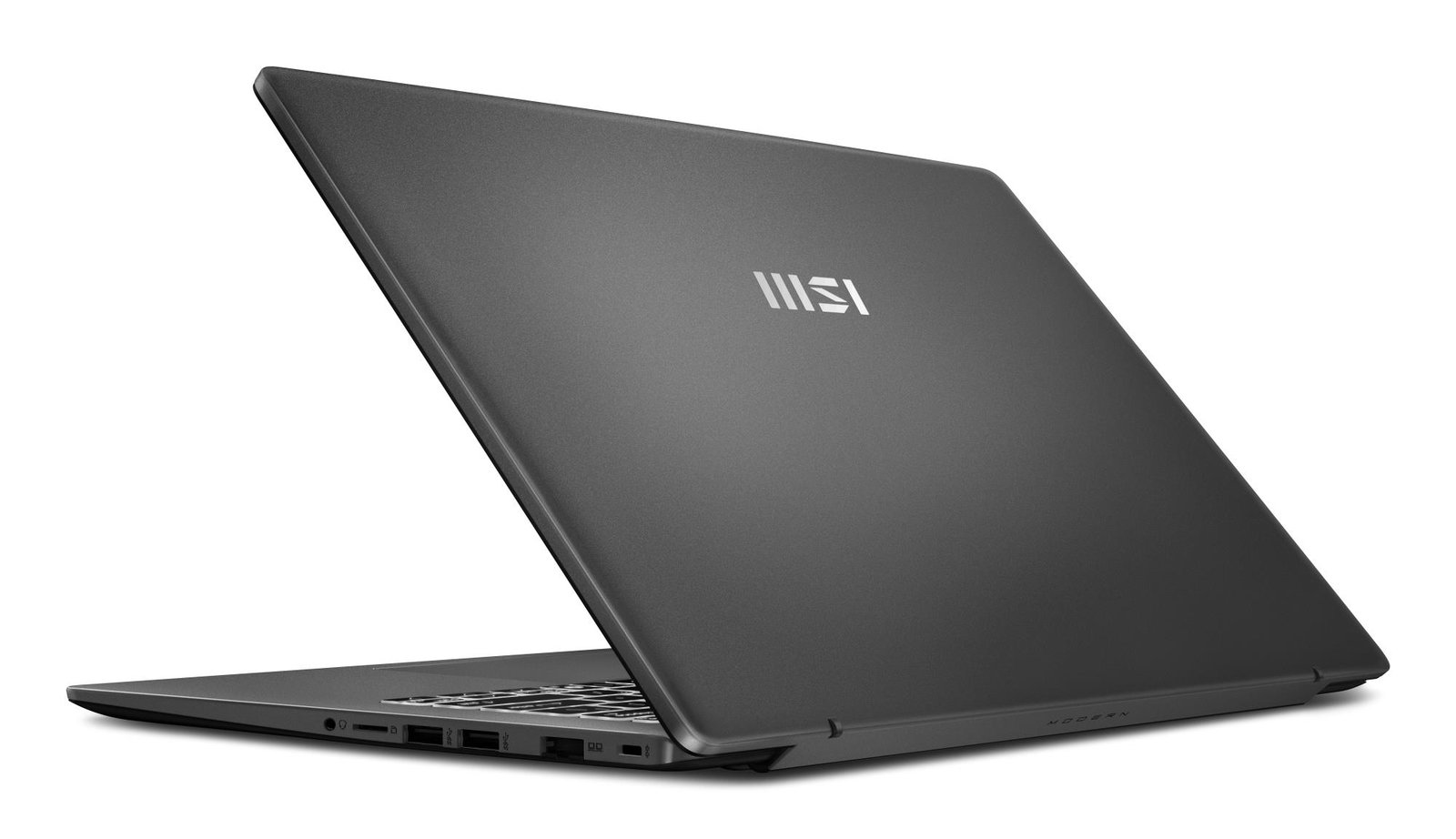 Notebook MSI Modern 14 F1MG-867NL CPU Intel Core 7 150U 14 1920 x 1080 pixels RAM 16 GB DDR4-SDRAM SSD 512 GB Discrete graphics Not available On-board graphics Yes OS installed Windows 11 Home Colour Silver Weight 1.5 kg 3200 MHz MODERN14F1MG-867NL