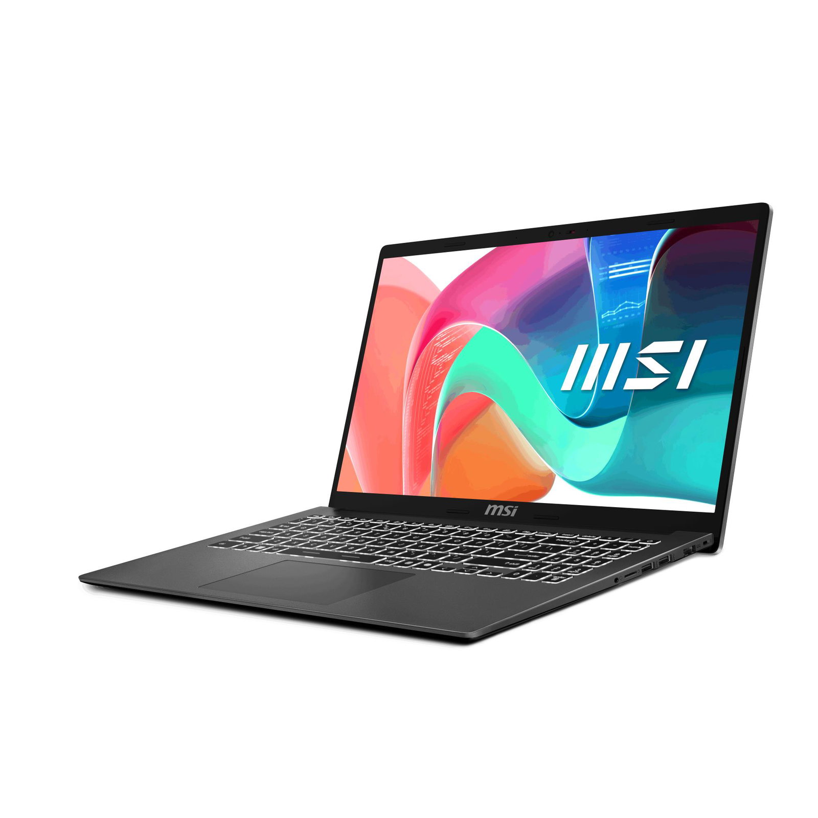 Notebook MSI Modern 15 F1MG-1241NL CPU Intel Core 5 120U 15.6 1920 x 1080 pixels RAM 16 GB DDR4-SDRAM SSD 512 GB Discrete graphics Not available On-board graphics Yes Numeric keypad Yes OS installed Windows 11 Home Colour Grey Weight 1.7 kg 3200 MHz MODERN15F1MG-1241NL