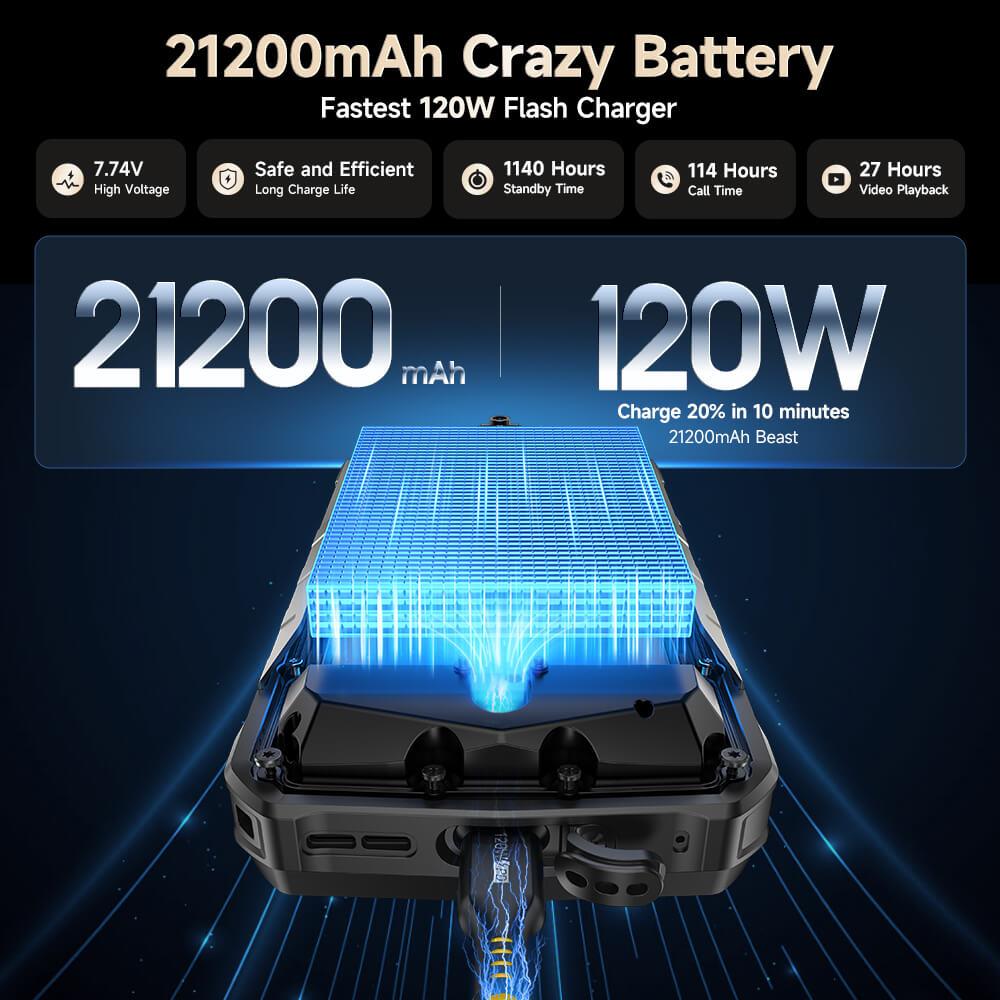 MOBILE PHONE ARMOR 29 ULTRA/16GB/1TB MARVEL BLACK ULEFONE