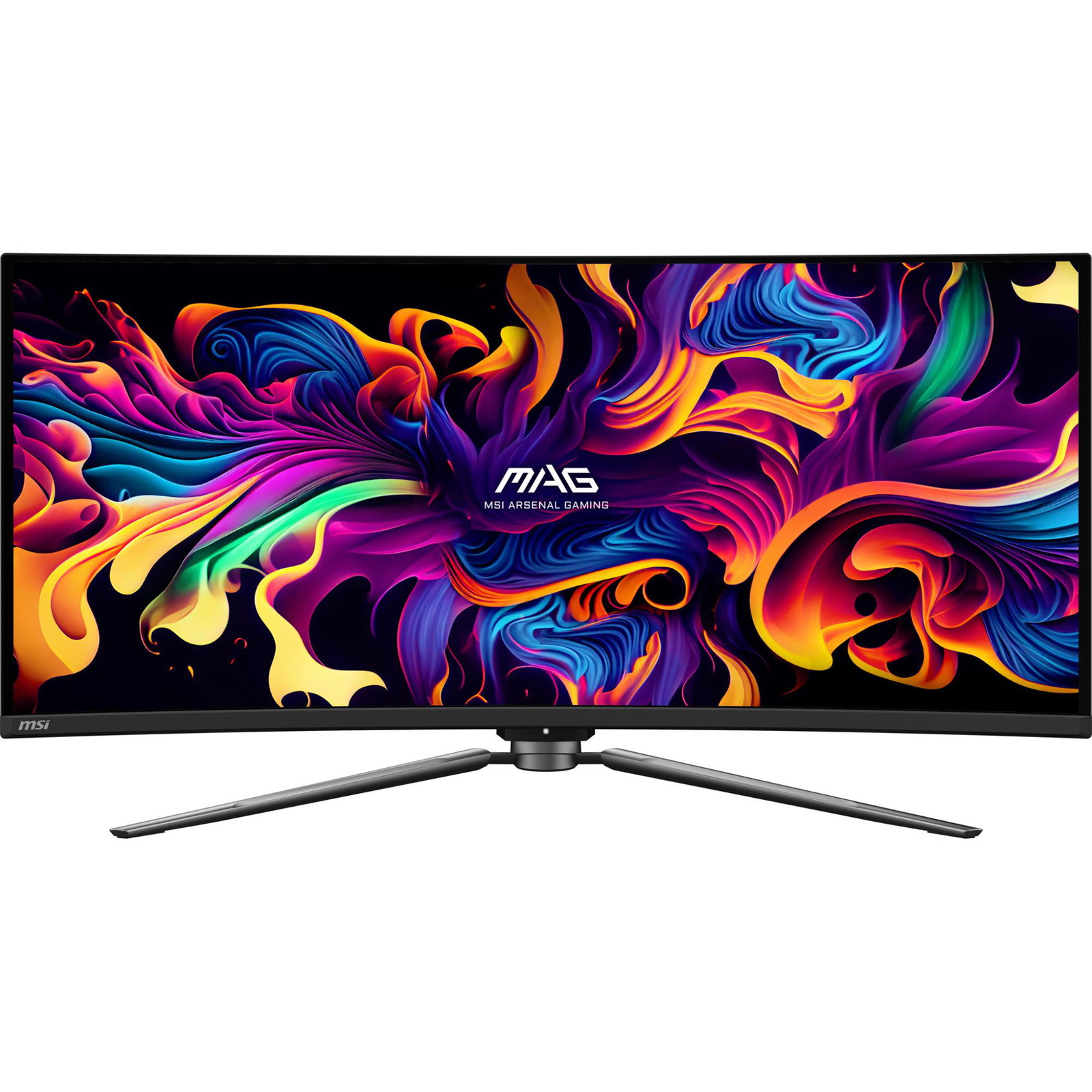 LCD Monitor MSI 34 Curved/21 : 9 Panel QD-OLED 3440x1440 21:9 175Hz Matte 0.03 ms Swivel Height adjustable Tilt Colour Black MAG341CQPQD-OLED