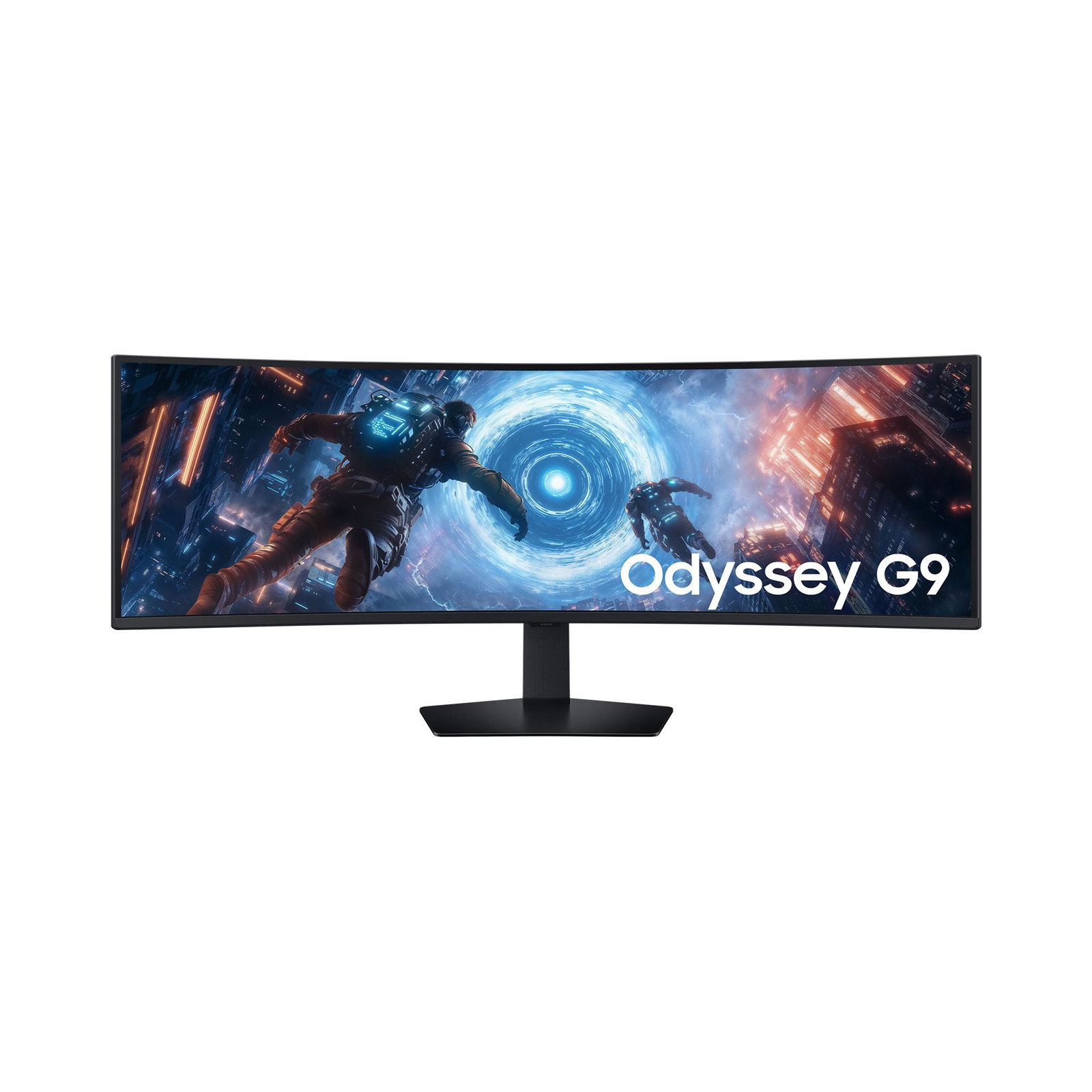 LCD Monitor SAMSUNG LS49FG910EUXEN 49 Gaming/Curved Swivel Height adjustable Tilt Matte Panel VA 5120x1440 32:9 144Hz 1 ms Colour Black LS49FG910EUXEN