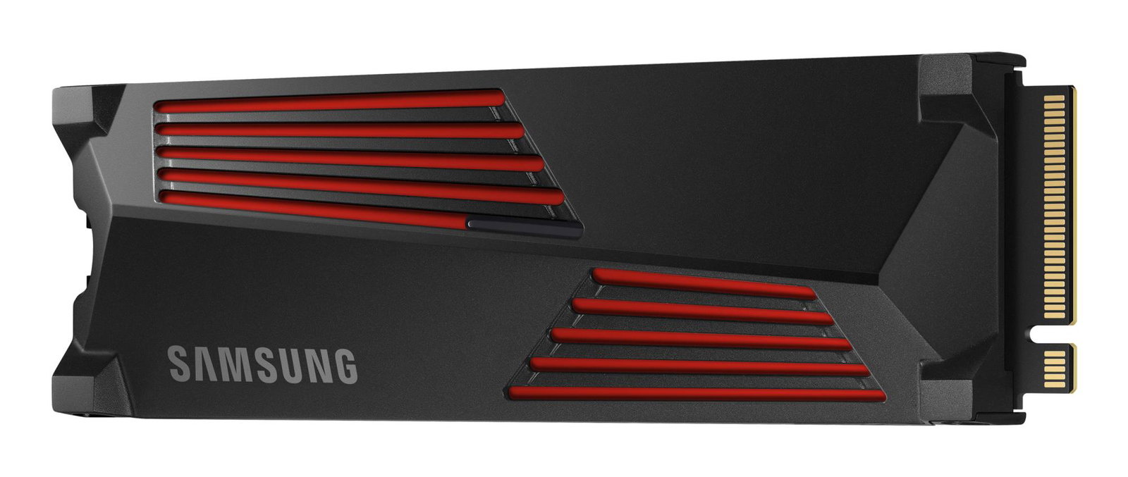 SSD SAMSUNG 990 PRO with Heatsink 2TB M.2 PCIE NVMe MLC Write speed 6900 MBytes/sec Read speed 7450 MBytes/sec 2.3mm TBW 1200 TB MTBF 1500000 hours MZ-V9P2T0CW