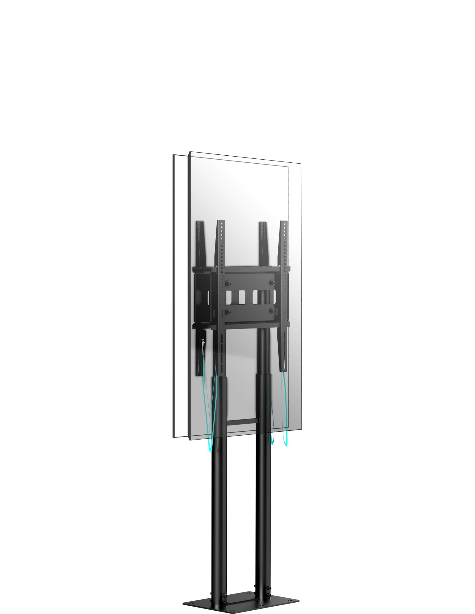 TV SET ACC MOBILE STAND/55-100/BLACK FPRO2L-20-B ONKRON