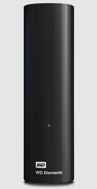 External HDD WESTERN DIGITAL Elements Desktop WDBWLG0200HBK-EESN 20TB USB 3.0 Drives 1 Black WDBWLG0200HBK-EESN