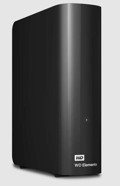 External HDD WESTERN DIGITAL Elements Desktop WDBWLG0200HBK-EESN 20TB USB 3.0 Drives 1 Black WDBWLG0200HBK-EESN