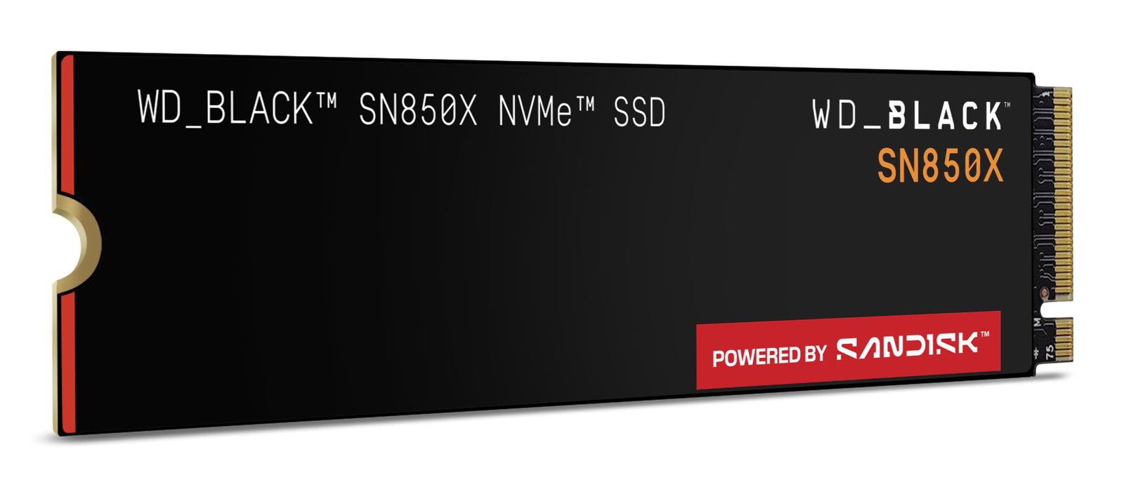 SSD SANDISK 2400xTBW rating Read speed 7300 MB/s Write speed 6600 MB/s NVMe Yes PCI Express 4.0 M.2 4000 GB POWERED BY SANDISK Black SN850X WDS400T2X0E