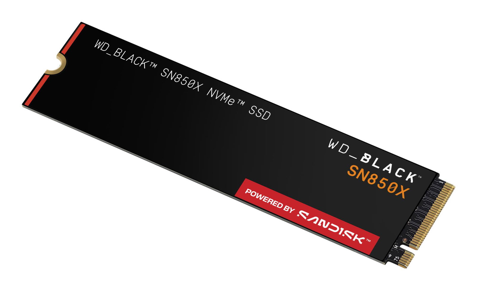SSD SANDISK 2400xTBW rating Read speed 7300 MB/s Write speed 6600 MB/s NVMe Yes PCI Express 4.0 M.2 4000 GB POWERED BY SANDISK Black SN850X WDS400T2X0E
