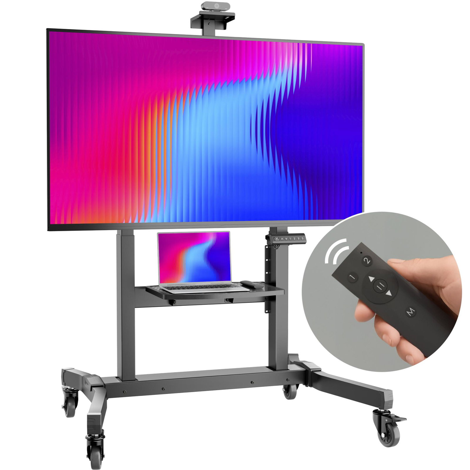 TV SET ACC MOTOR. MOBILE STAND/50-100 BLACK TS1991E-B ONKRON
