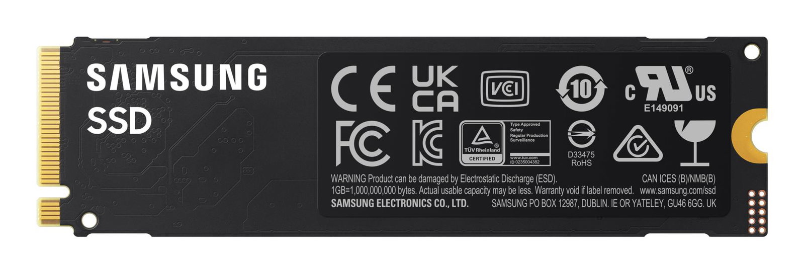 SSD SAMSUNG 990 2 TB M.2 PCI Express 4.0 NVMe Yes Write speed 6450 MB/s Read speed 7250 MB/s MTBF 1500000 h Box MZ-V9V2T0BW