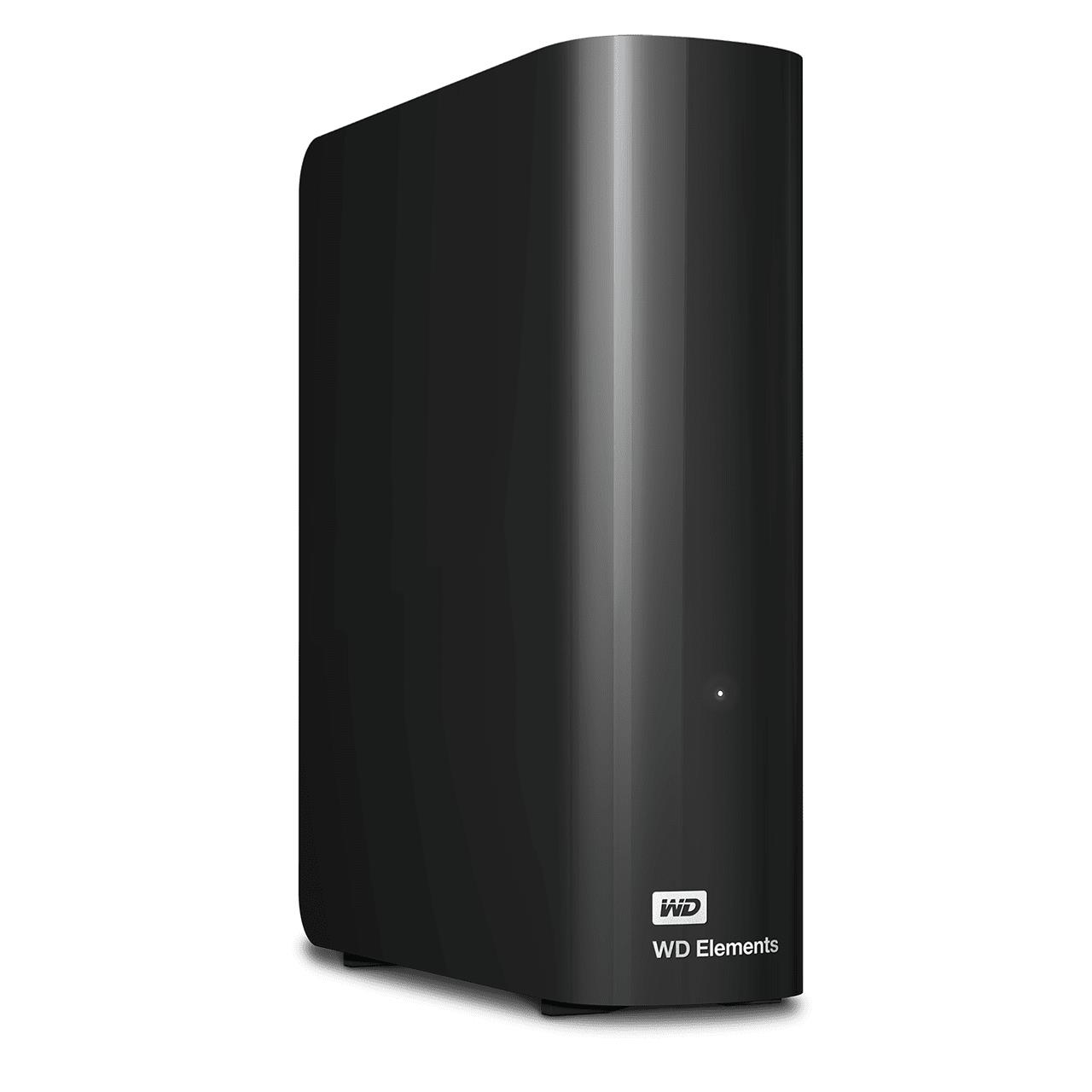 External HDD WESTERN DIGITAL Elements Desktop WDBWLG0160HBK-EESN 16TB USB 3.0 Drives 1 Black WDBWLG0160HBK-EESN