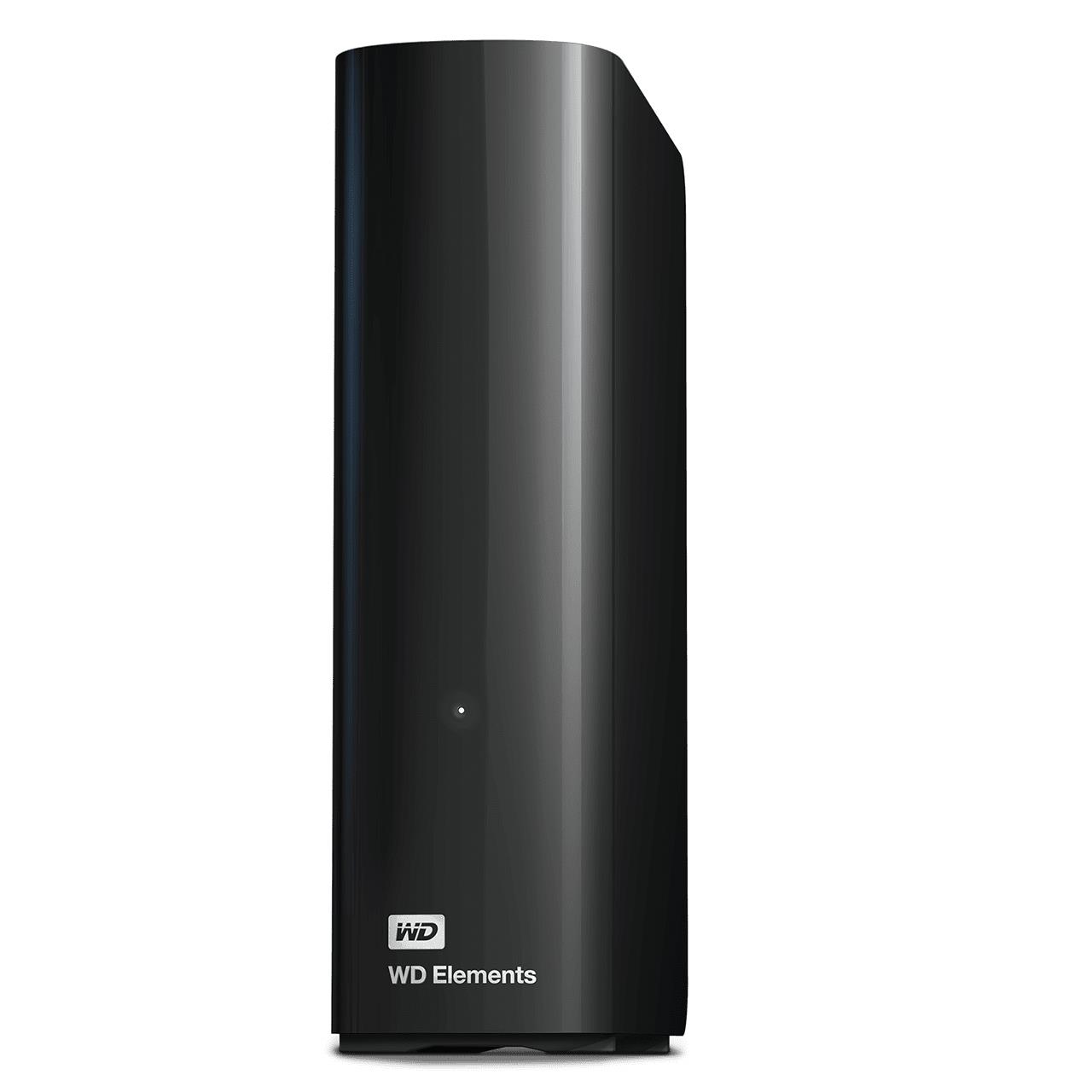 External HDD WESTERN DIGITAL Elements Desktop WDBWLG0160HBK-EESN 16TB USB 3.0 Drives 1 Black WDBWLG0160HBK-EESN