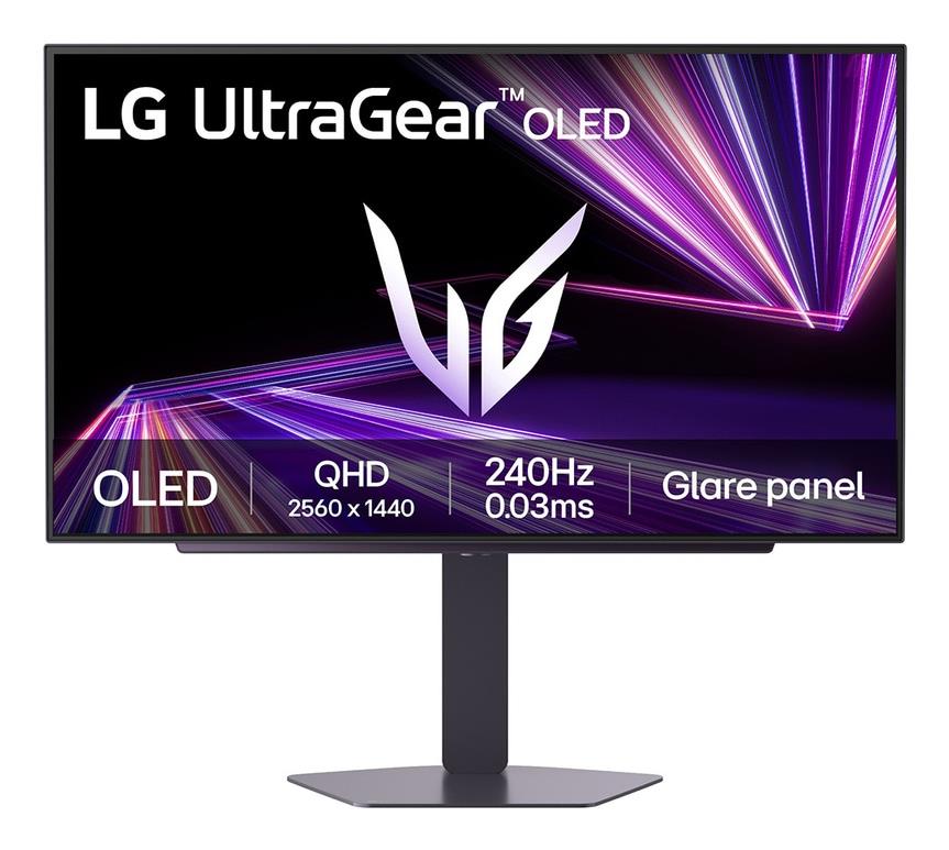 Monitor LG 27 2560 x 1440 pixels Quad HD Native aspect ratio 16:9 OLED Flat 27GX704A-B