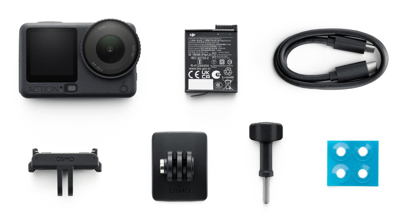 CAMERA OSMO ACTION 6 STANDARD/COMBO CP.OS.00000505 DJI