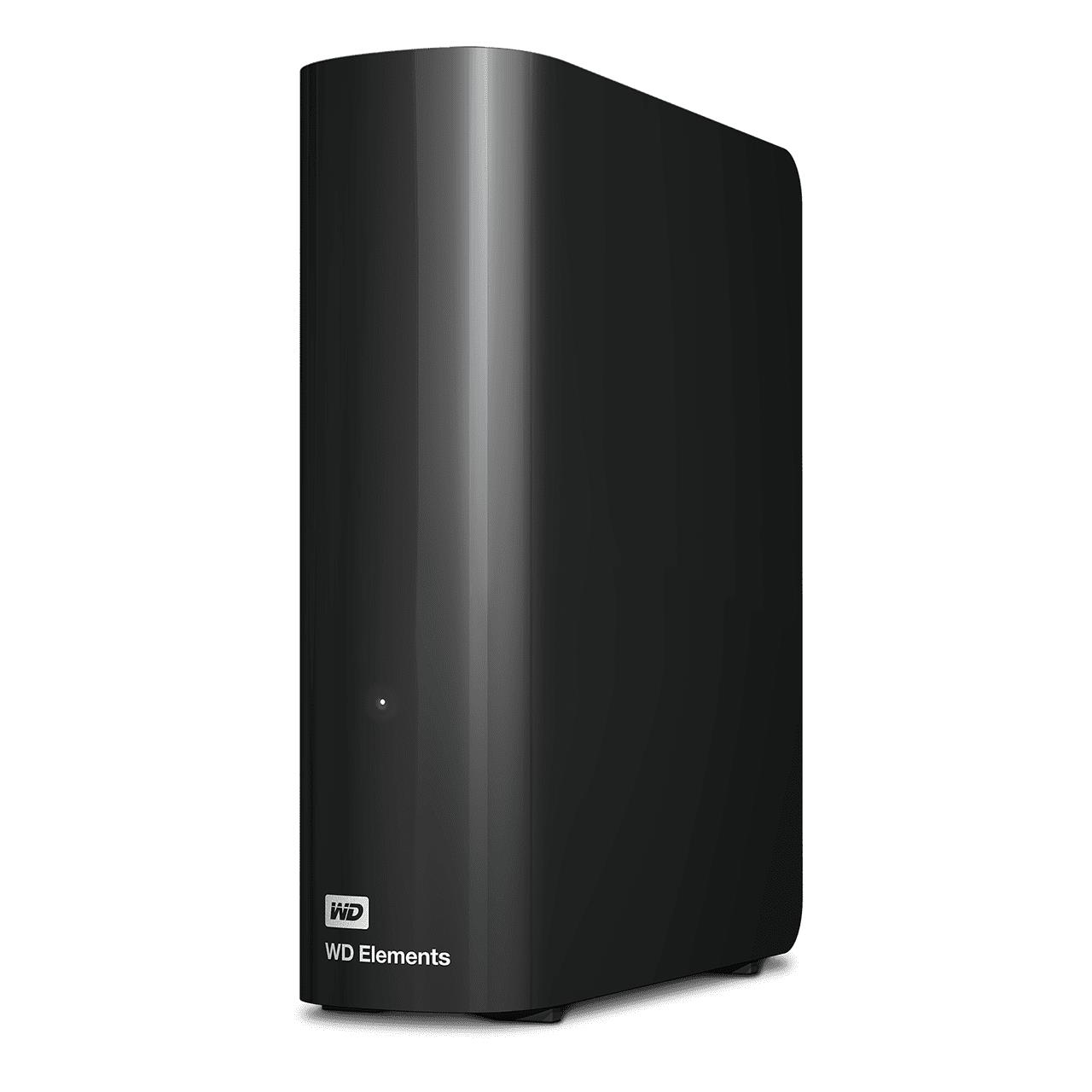 External HDD WESTERN DIGITAL Elements Desktop 14TB USB 3.0 Drives 1 Black WDBWLG0140HBK-EESN