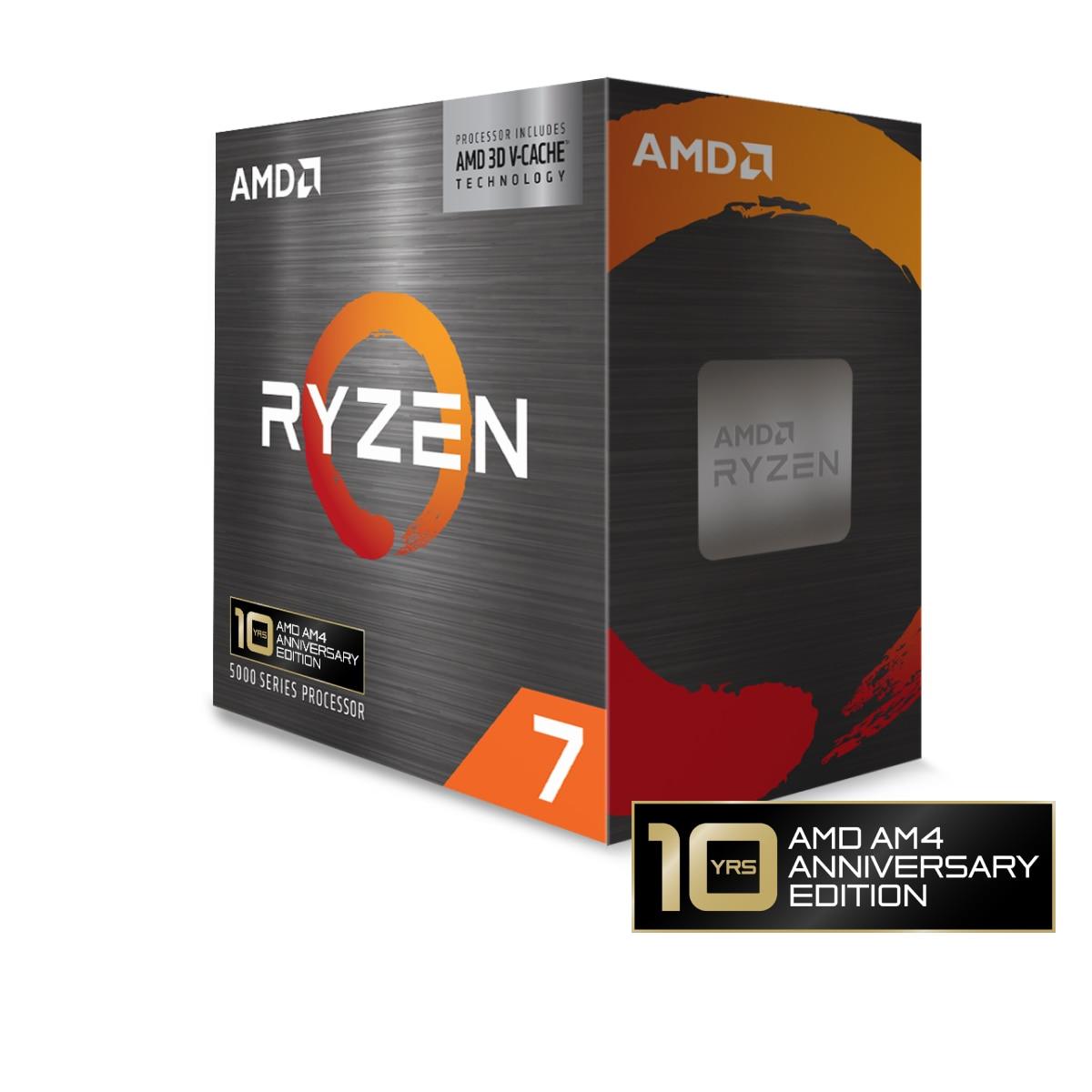 CPU AMD AMD RyzenT 7 5800X3D 3.4 GHz 8xCores Cache 96 MB Socket Socket AM4 TDP 105 W Box 100-100000651POF