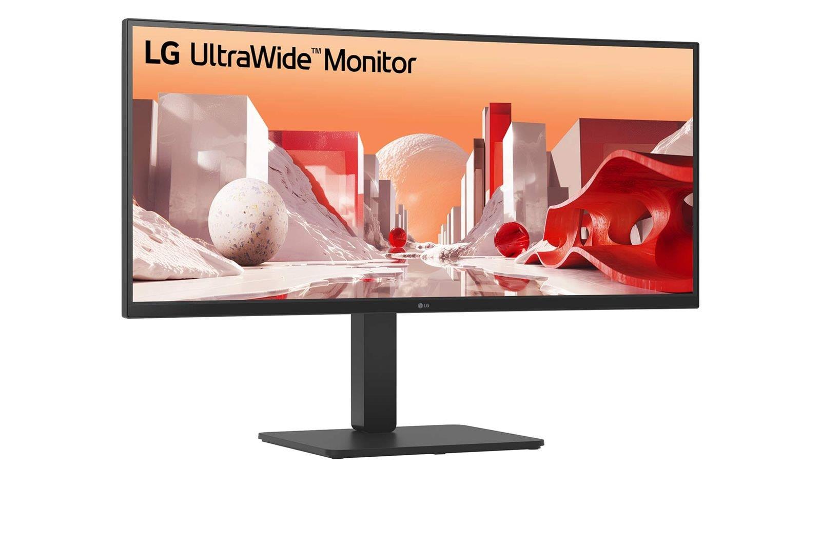LCD Monitor LG 34 3440 x 1440 pixels Wide Quad HD Native aspect ratio 21:9 LCD Curved 34BA75QE-B