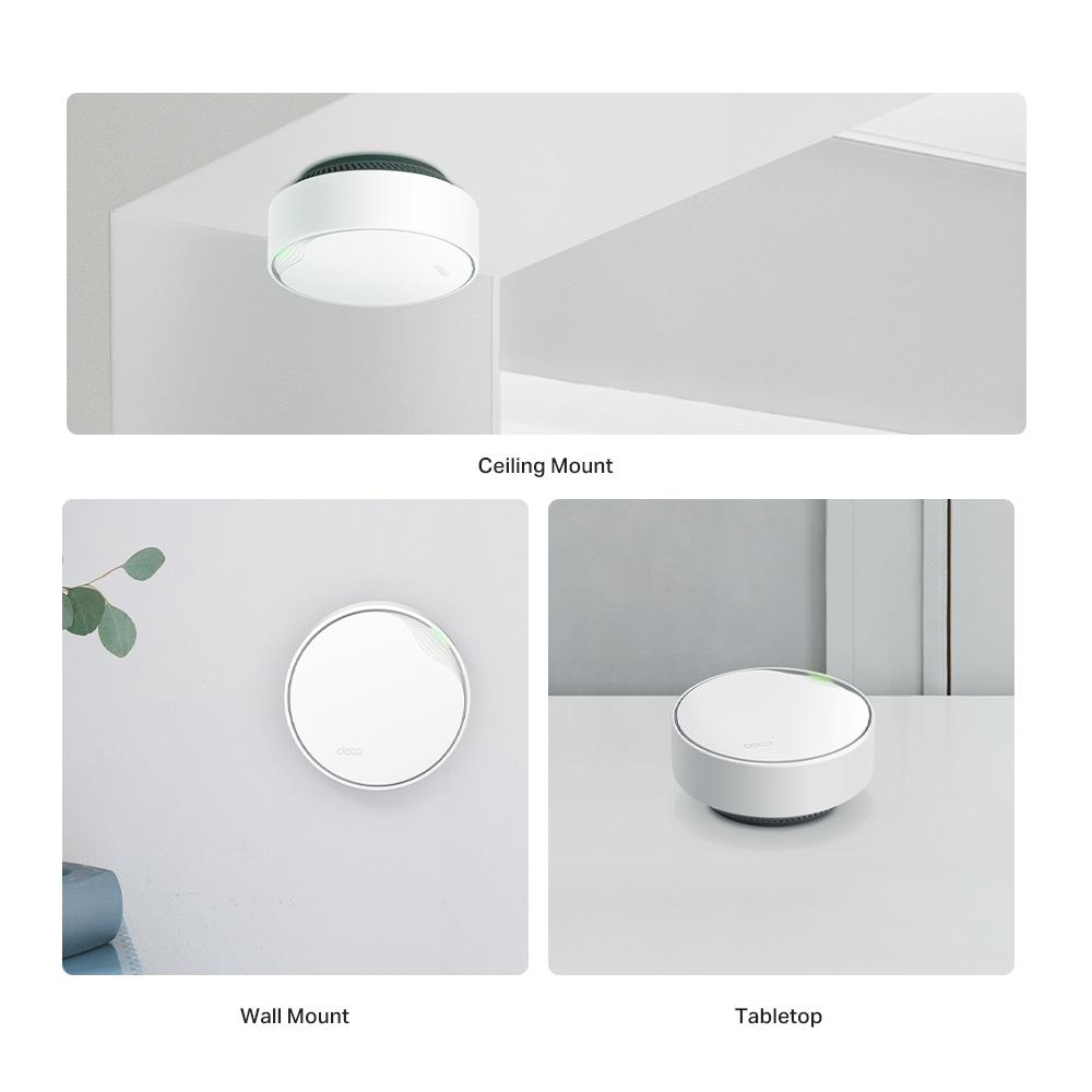 Wireless Router TP-LINK Wireless Router 3-pack 3000 Mbps Mesh Wi-Fi 6 1x10/100/1000M 1x2.5GbE DHCP DECOX50-POE(3-PACK)