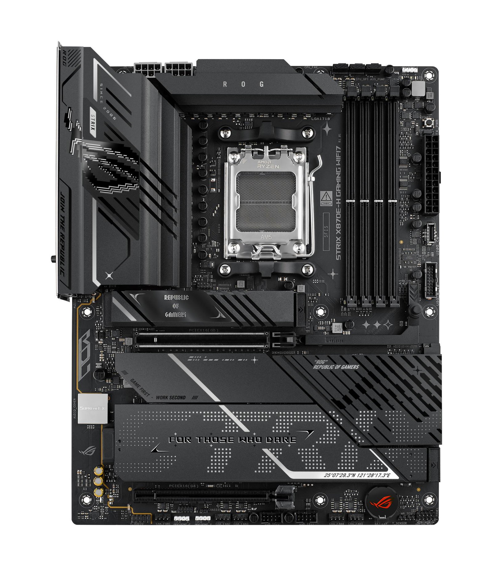 Mainboard ASUS AMD X870E SAM5 ATX Memory DDR5 Memory slots 4 STRIXX870E-HGAMWIFI7