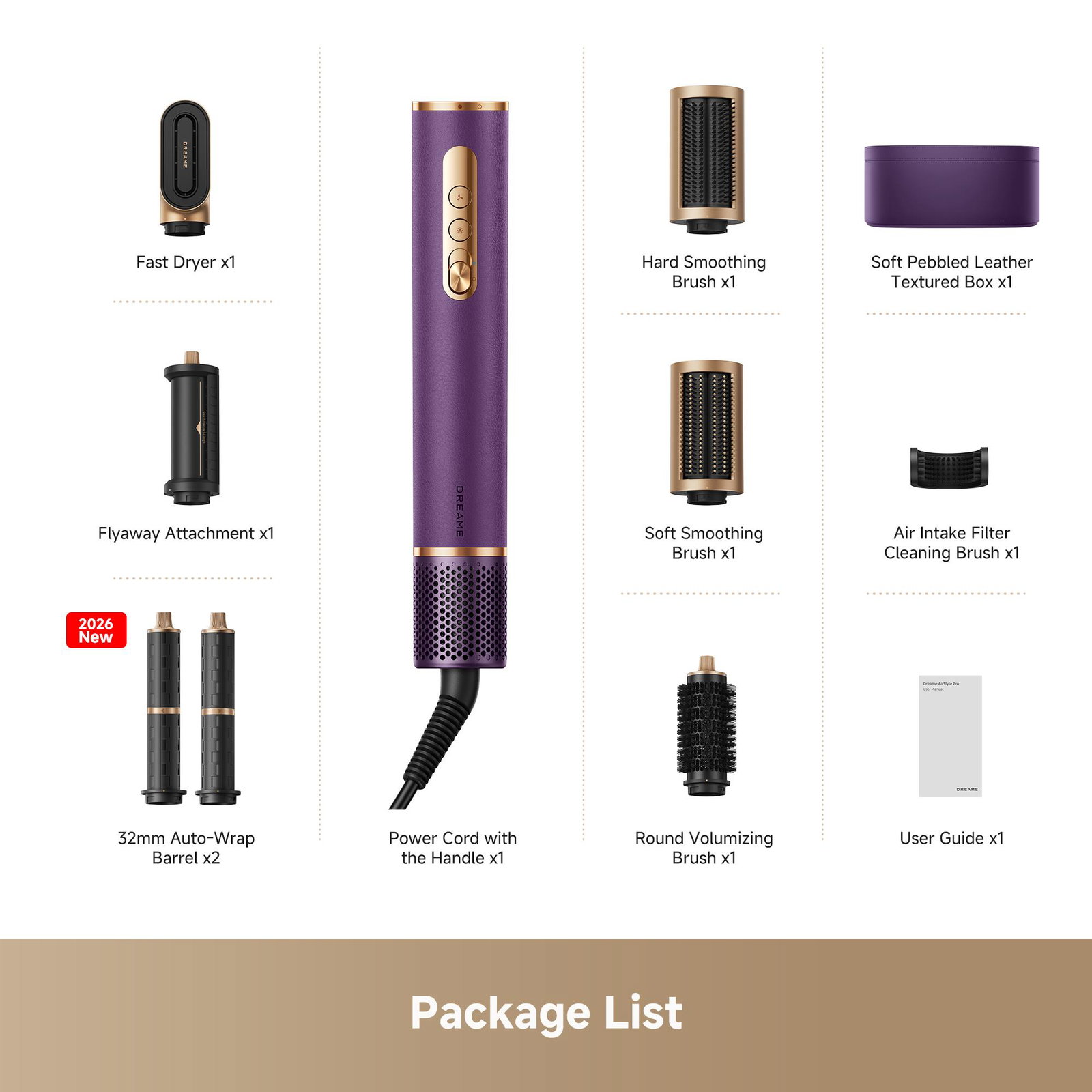 HAIR STYLER AIRSTYLE PRO/PURPLE AMF18A DREAME
