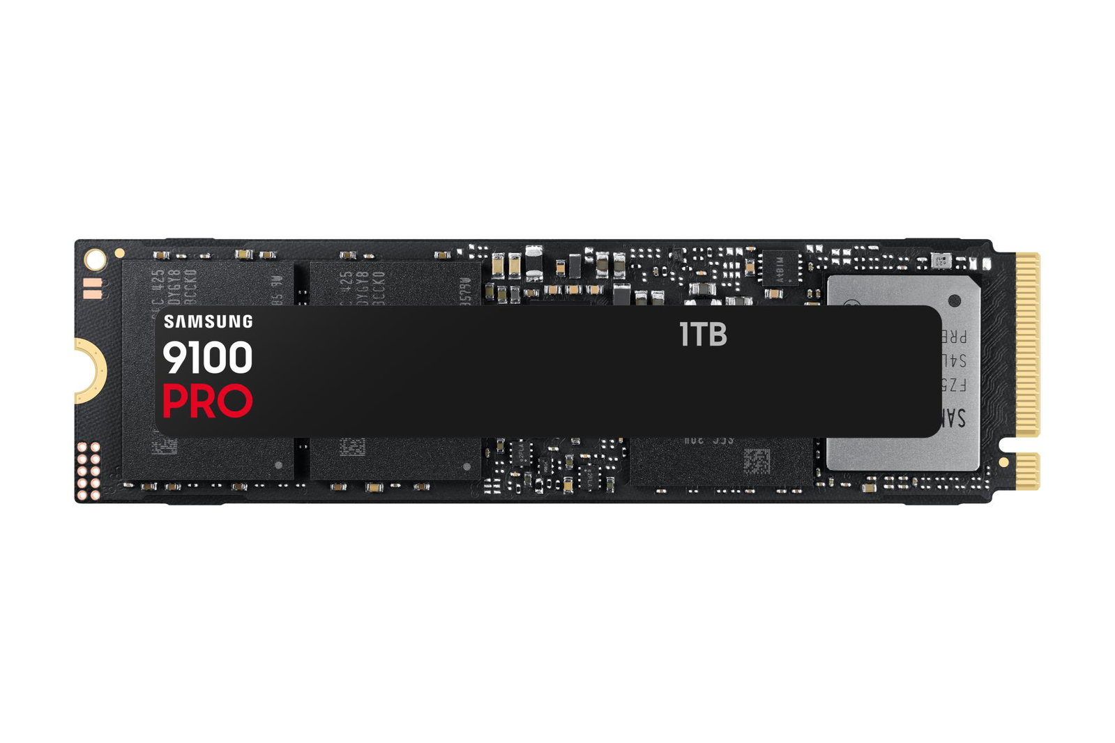SSD SAMSUNG 9100 PRO 1TB M.2 PCIe Gen5 NVMe TLC Write speed 13300 MBytes/sec Read speed 14700 MBytes/sec 2.38mm TBW 600 TB MZ-VAP1T0BW