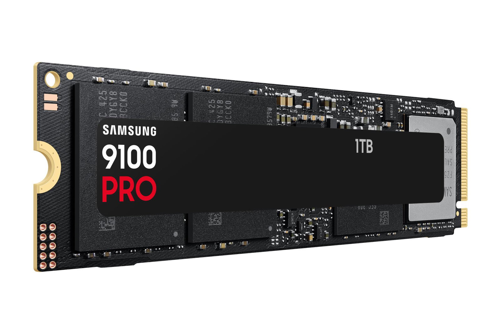 SSD SAMSUNG 9100 PRO 1TB M.2 PCIe Gen5 NVMe TLC Write speed 13300 MBytes/sec Read speed 14700 MBytes/sec 2.38mm TBW 600 TB MZ-VAP1T0BW
