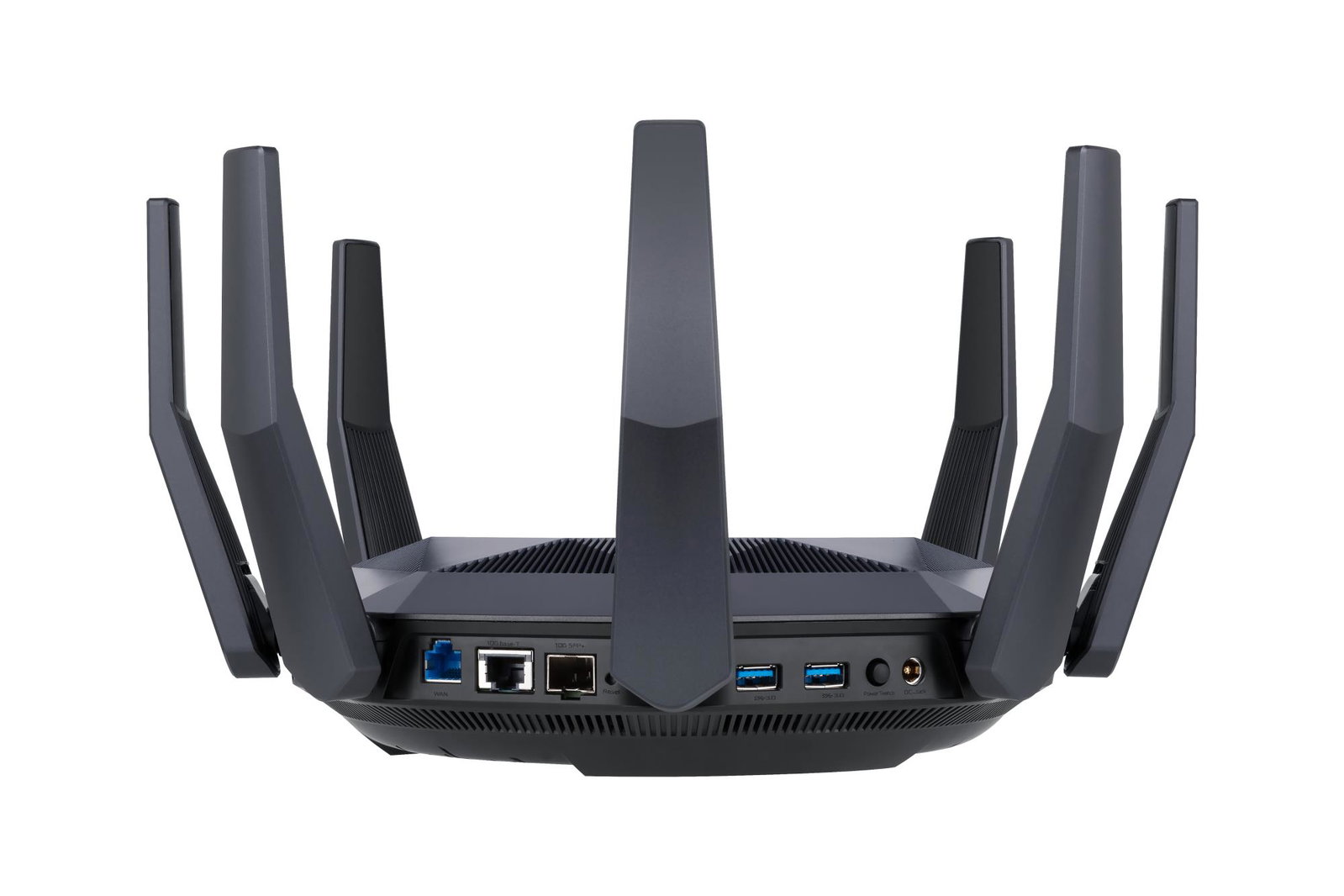 Wireless Router ASUS 6000 Mbps Mesh Wi-Fi 6 USB 3.1 9x10/100/1000M 1x10GbE 1xSPF+ Number of antennas 8 RT-AX89X