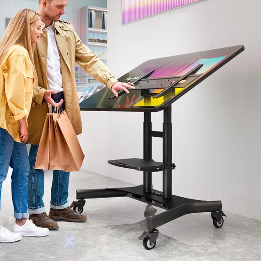 TV SET ACC MOBILE STAND/50-83/BLACK TS1380-B ONKRON
