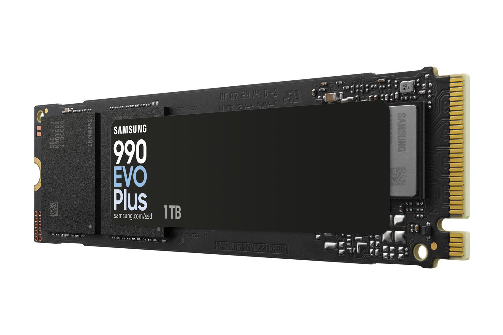 SSD SAMSUNG 990 EVO Plus 1TB M.2 PCIe Gen5 NVMe TLC Write speed 6300 MBytes/sec Read speed 7150 MBytes/sec 2.38mm TBW 1200 TB MZ-V9S1T0BW