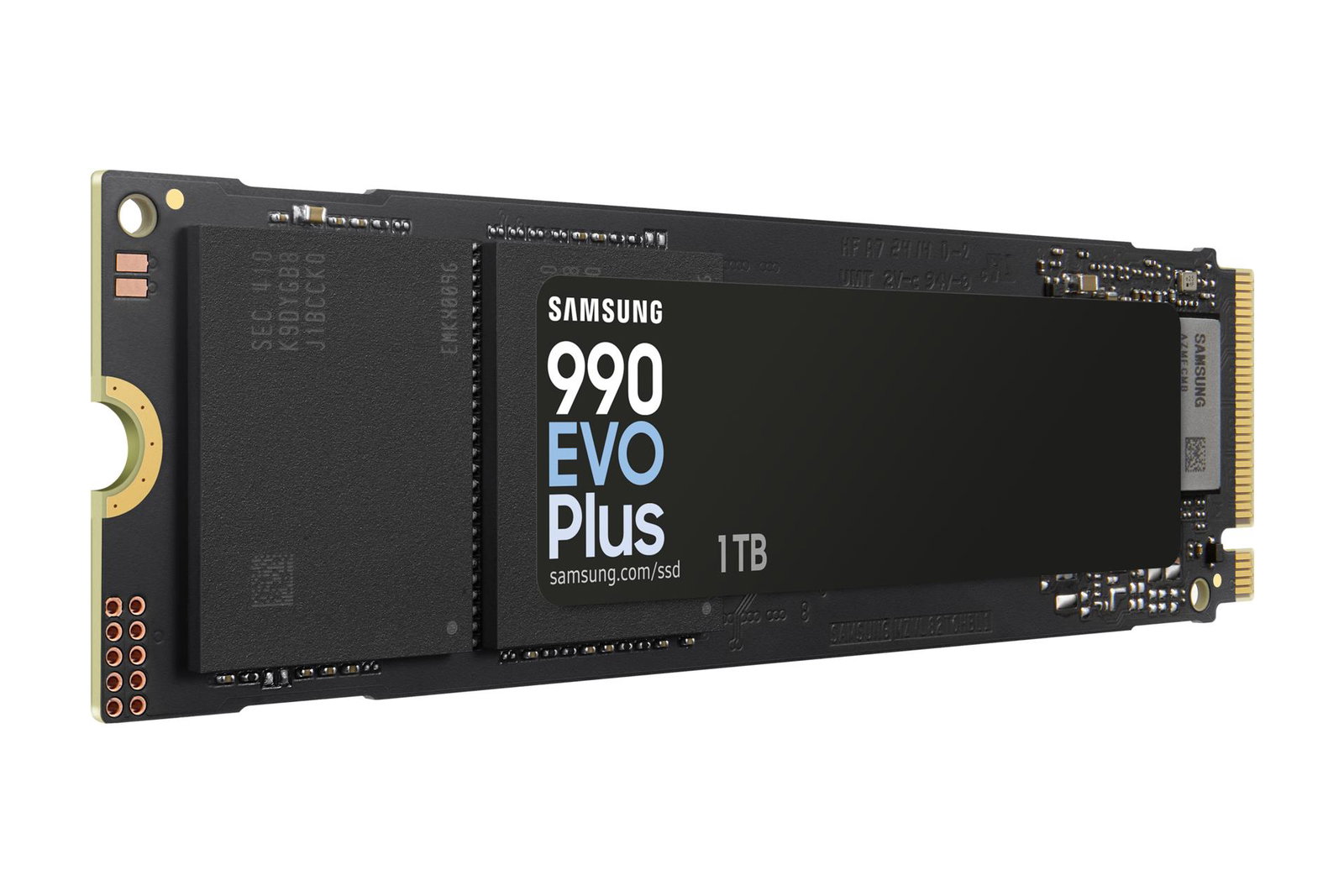 SSD SAMSUNG 990 EVO Plus 1TB M.2 PCIe Gen5 NVMe TLC Write speed 6300 MBytes/sec Read speed 7150 MBytes/sec 2.38mm TBW 1200 TB MZ-V9S1T0BW