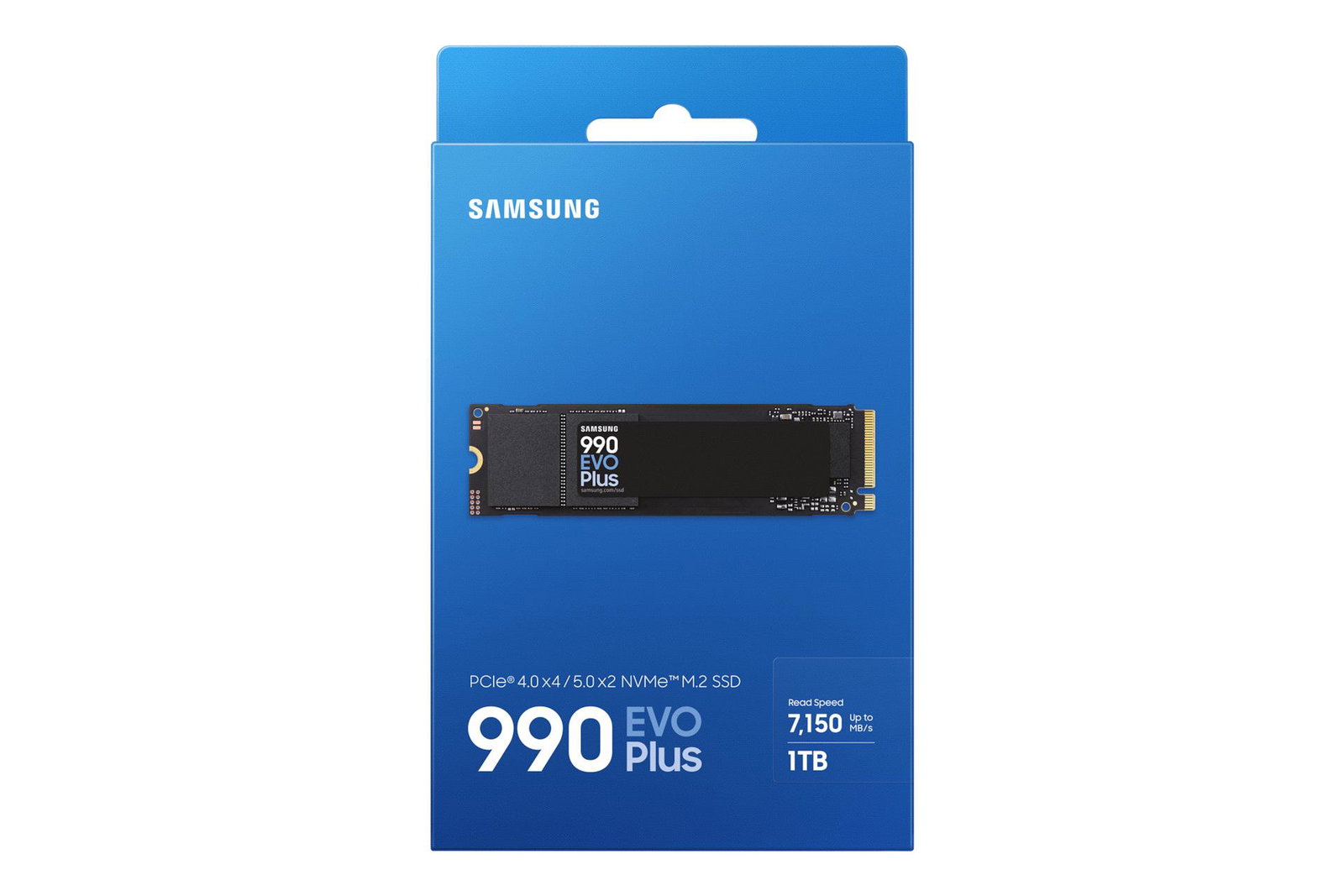 SSD SAMSUNG 990 EVO Plus 1TB M.2 PCIe Gen5 NVMe TLC Write speed 6300 MBytes/sec Read speed 7150 MBytes/sec 2.38mm TBW 1200 TB MZ-V9S1T0BW