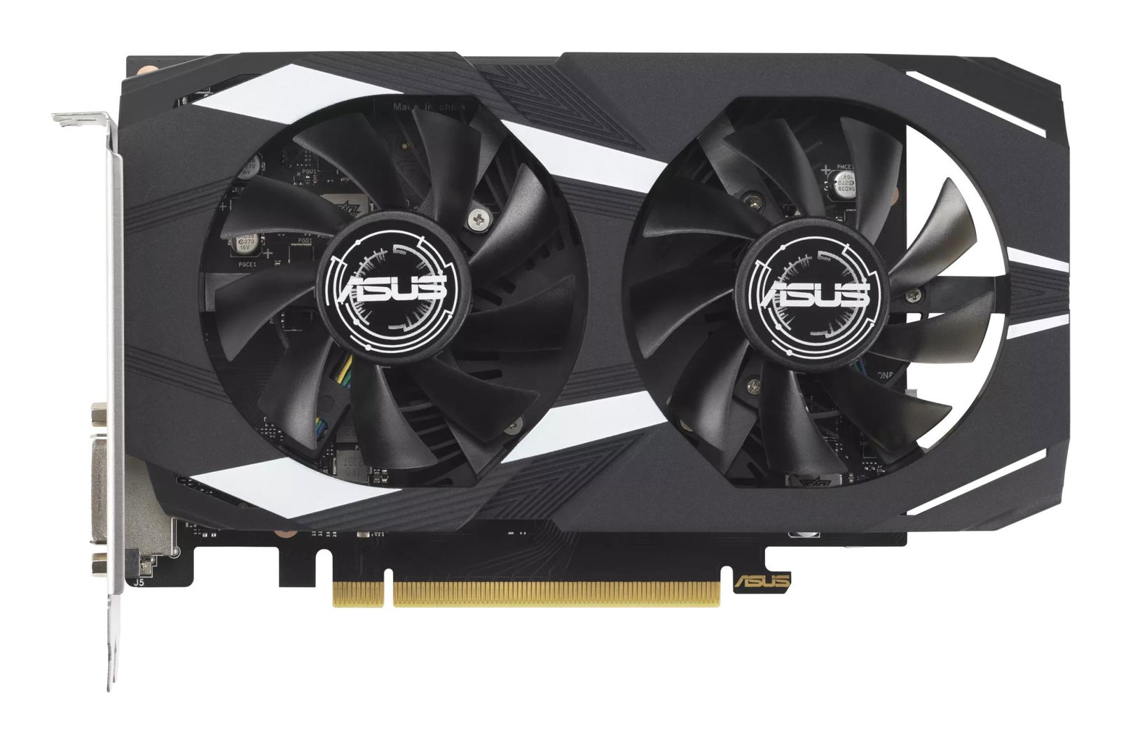 Graphics Card ASUS NVIDIA GeForce RTX 3050 6 GB GDDR6 96 bit PCIE 4.0 16x Dual Slot Fansink 1xDVI-D 1xHDMI 1xDisplayPort DUAL-RTX3050-O6G