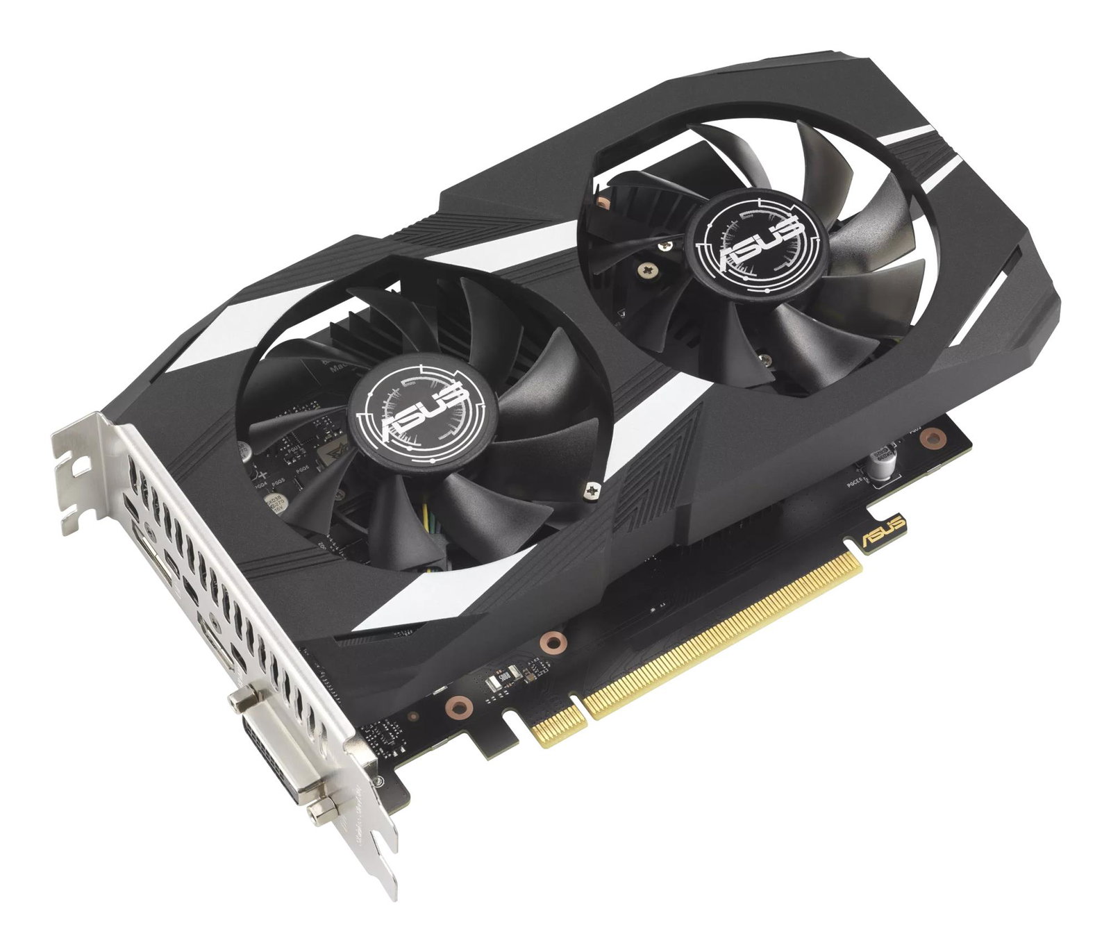Graphics Card ASUS NVIDIA GeForce RTX 3050 6 GB GDDR6 96 bit PCIE 4.0 16x Dual Slot Fansink 1xDVI-D 1xHDMI 1xDisplayPort DUAL-RTX3050-O6G