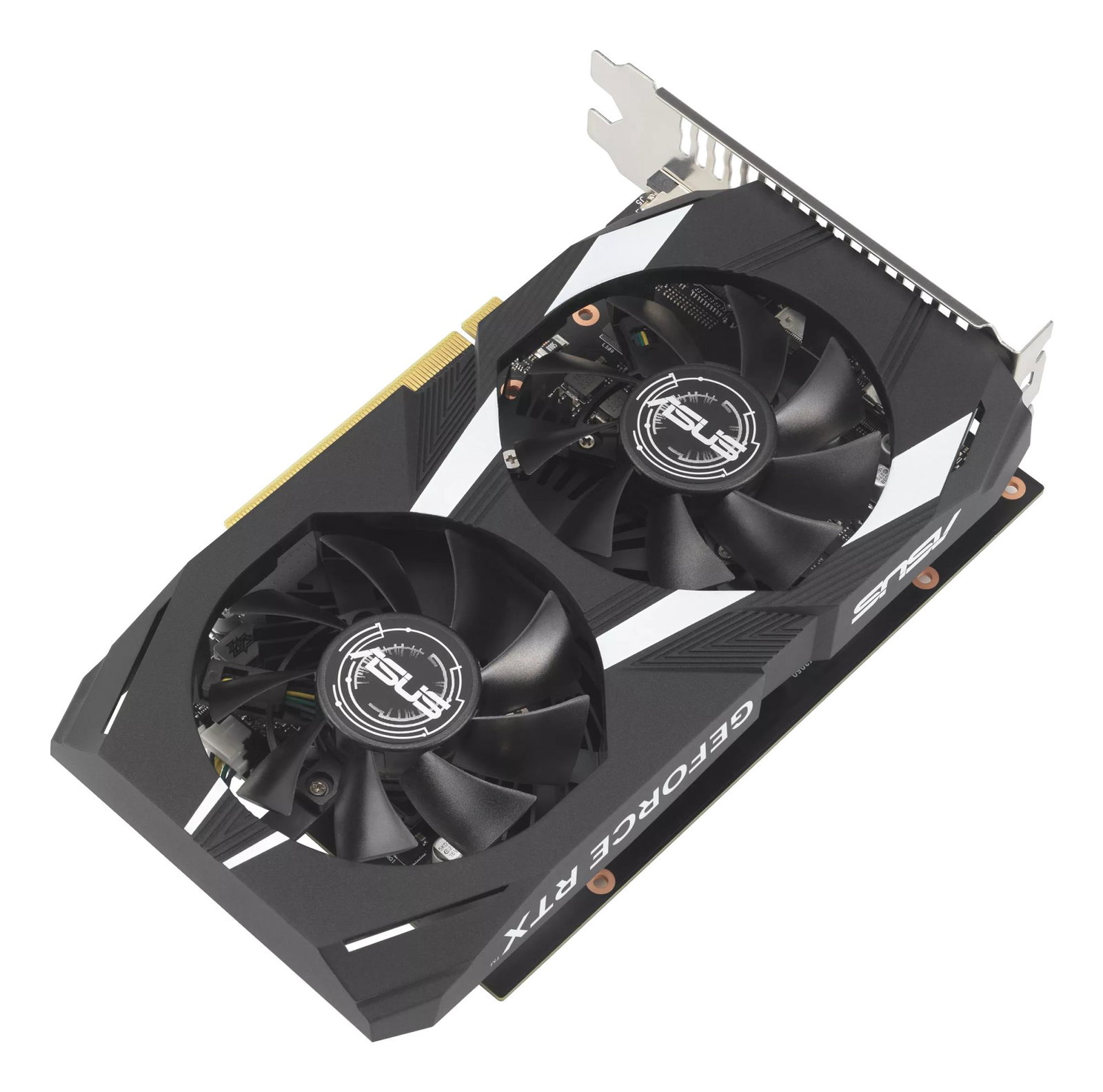Graphics Card ASUS NVIDIA GeForce RTX 3050 6 GB GDDR6 96 bit PCIE 4.0 16x Dual Slot Fansink 1xDVI-D 1xHDMI 1xDisplayPort DUAL-RTX3050-O6G
