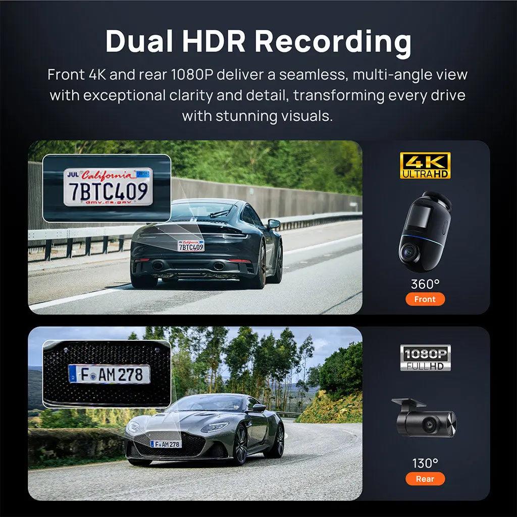 DASHCAM 4K OMNI/X800 BLACK 70MAI