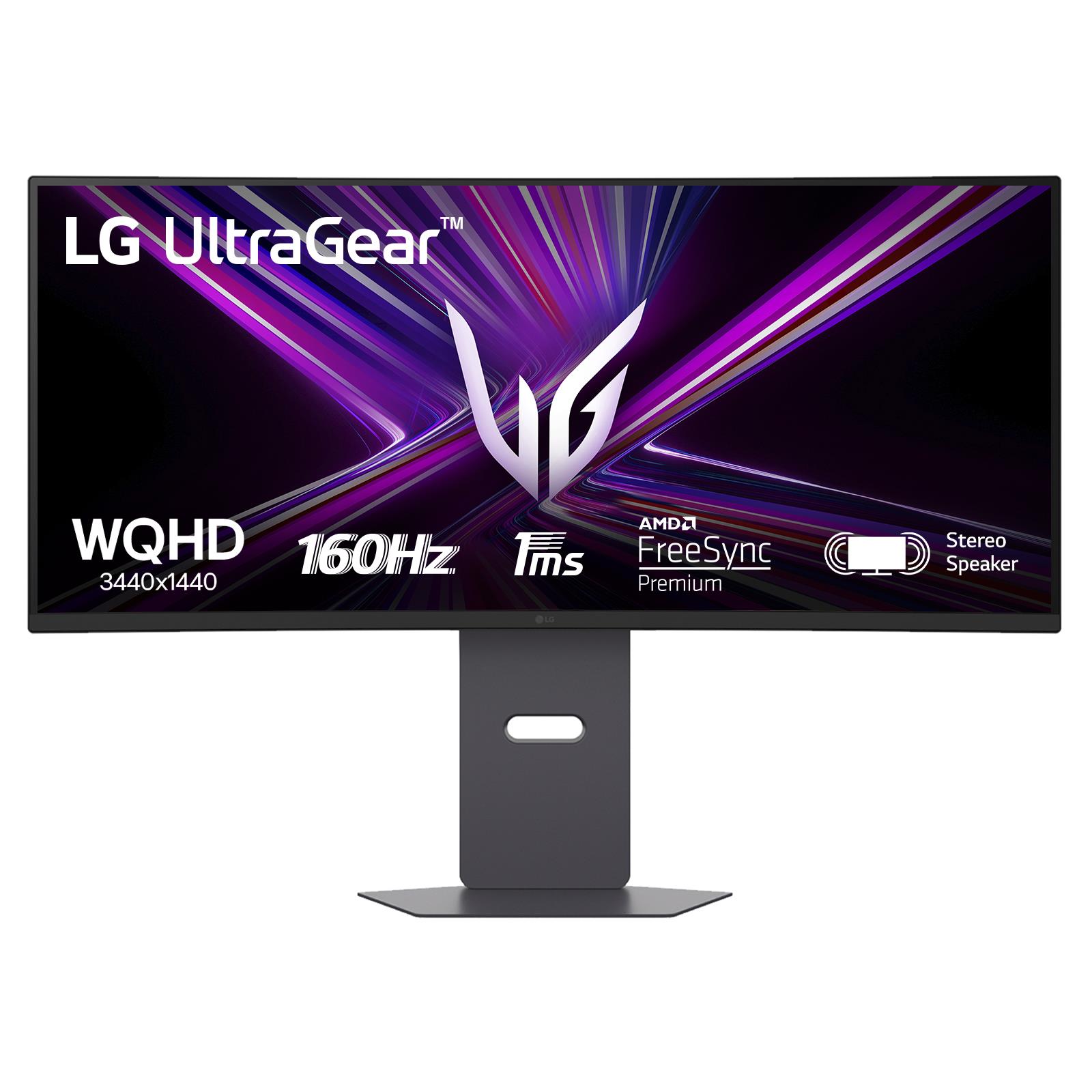 LCD Monitor LG 34 3440 x 1440 pixels Wide Quad HD Native aspect ratio 21:9 LCD Curved 34G600A-B