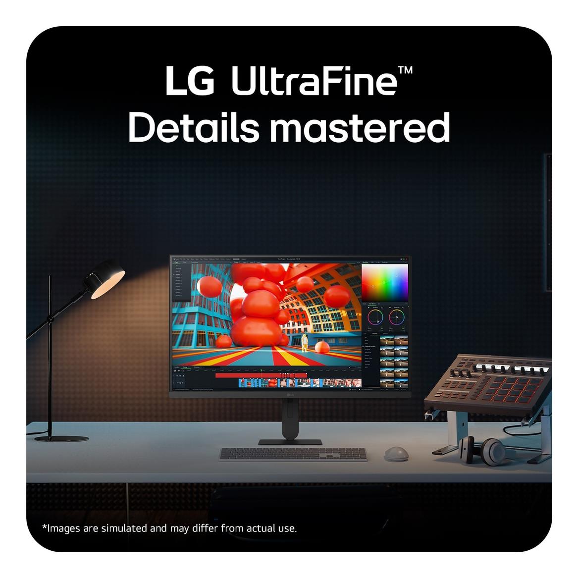 LCD Monitor LG 27 3840 x 2160 pixels 4K Ultra HD Native aspect ratio 16:9 LCD Flat 27U710B-B