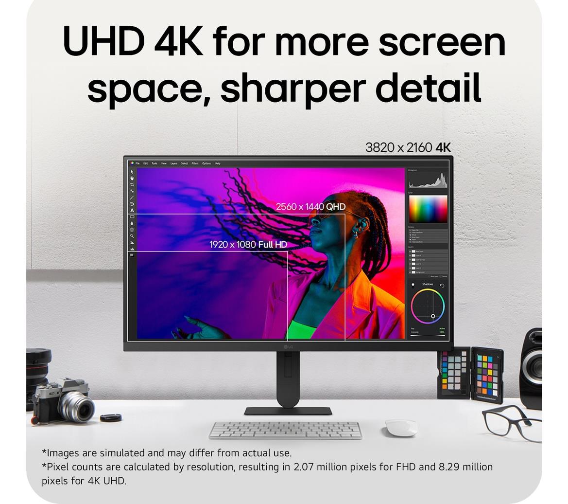 LCD Monitor LG 27 3840 x 2160 pixels 4K Ultra HD Native aspect ratio 16:9 LCD Flat 27U710B-B