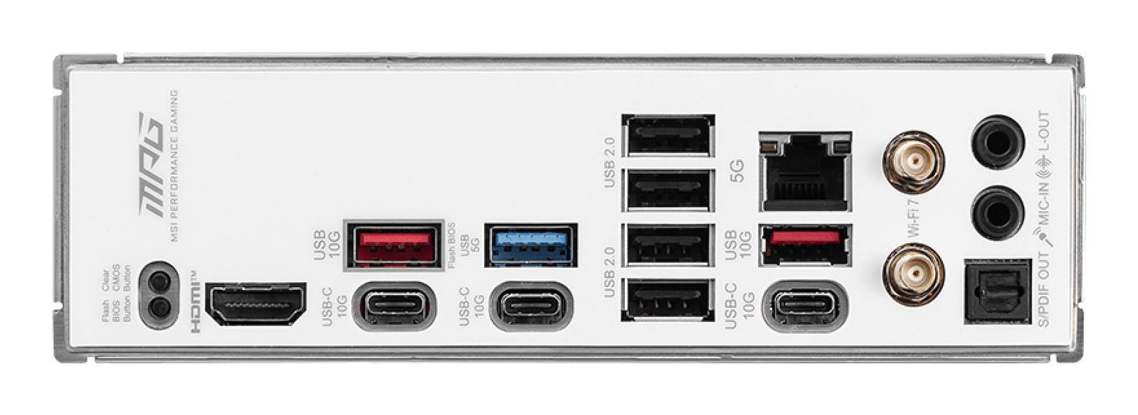 Mainboard MSI AMD B850 SAM5 ATX Memory DDR5 Memory slots 4 3xPCI-Express 16x 4xM.2 1xHDMI 1xAudio-In 1xAudio-Out 4xUSB 2.0 1xUSB 3.0 2xUSB 3.2 3xUSB-C 1xOptical S/PDIF 1xRJ45 MPGB850EDGETIWIFI