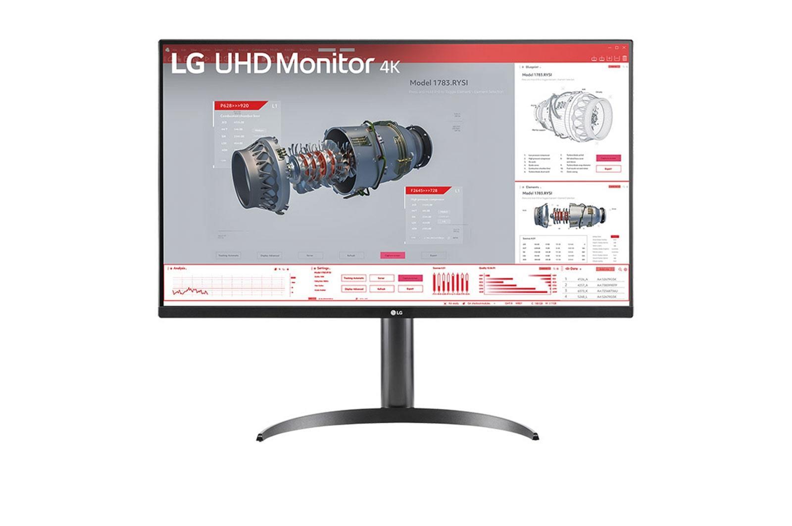 LCD Monitor LG 31.5 3840 x 2160 pixels 4K Ultra HD Flat 32BR55UK-B
