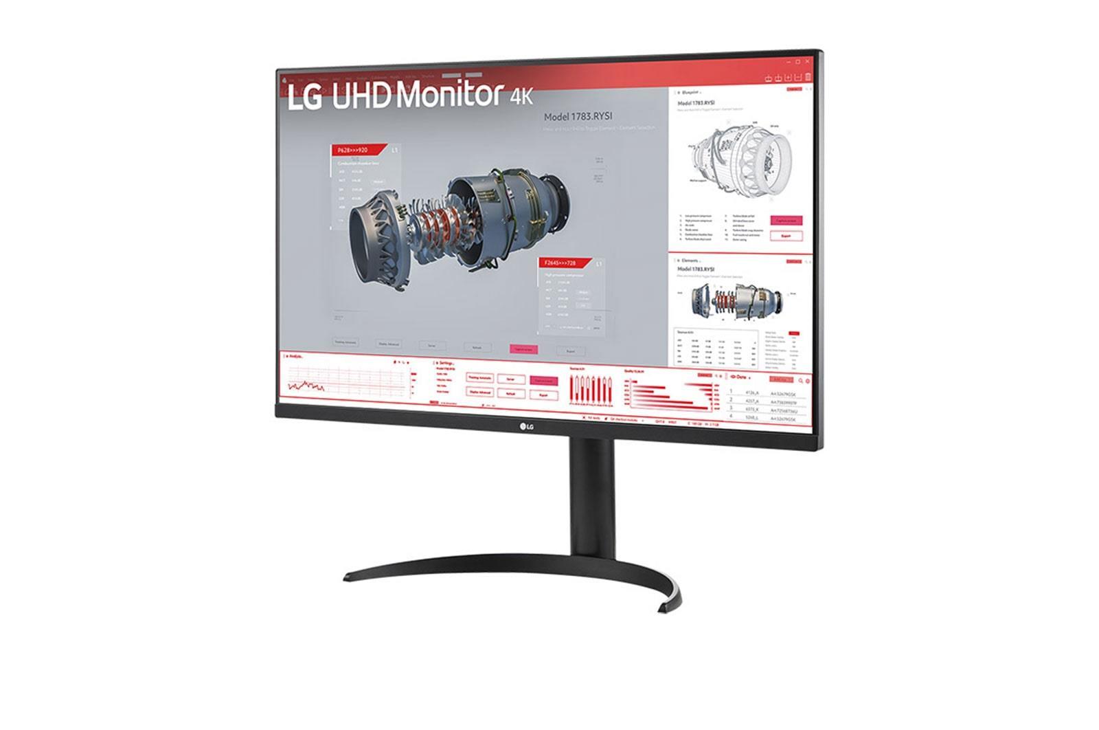 LCD Monitor LG 31.5 3840 x 2160 pixels 4K Ultra HD Flat 32BR55UK-B