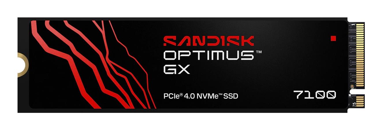 SSD SANDISK 600xTBW rating MTBF 1750000 h Read speed 7250 MB/s Write speed 6900 MB/s NVMe Yes PCI Express 4.0 M.2 1000 GB SDSP71100TAN-000E0
