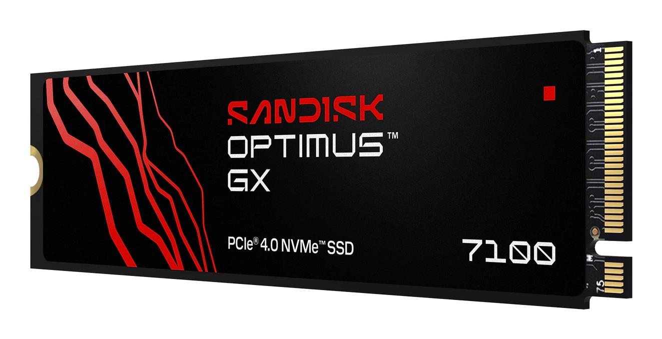 SSD SANDISK 600xTBW rating MTBF 1750000 h Read speed 7250 MB/s Write speed 6900 MB/s NVMe Yes PCI Express 4.0 M.2 1000 GB SDSP71100TAN-000E0