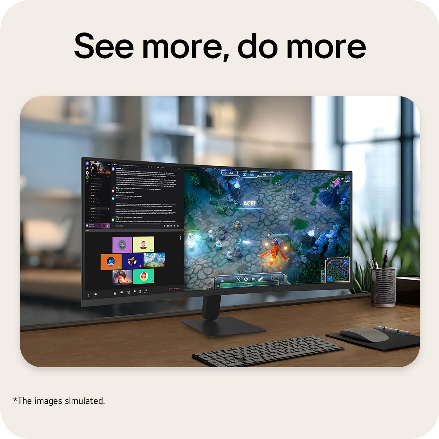 LCD Monitor LG 34 3440 x 1440 pixels UltraWide Quad HD Native aspect ratio 21:9 LCD Curved 34U601B-B