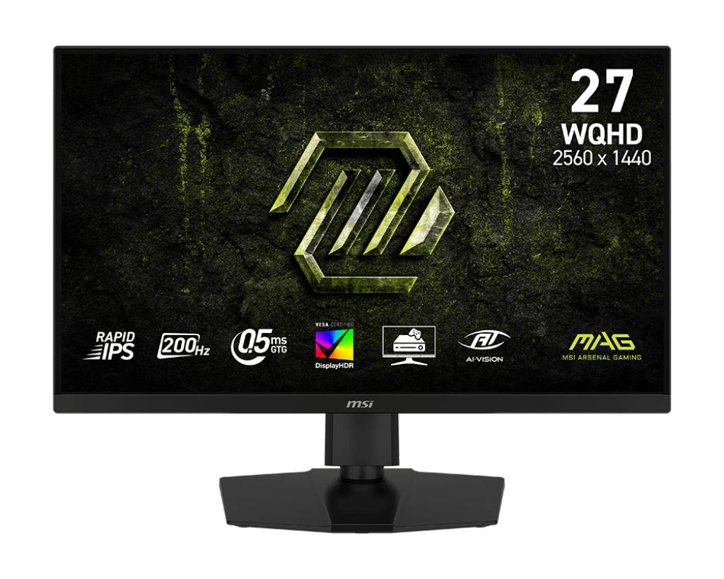 LCD Monitor MSI 27 2560 x 1440 pixels Wide Quad HD Native aspect ratio 16:9 LCD Flat MAG274QPFE20