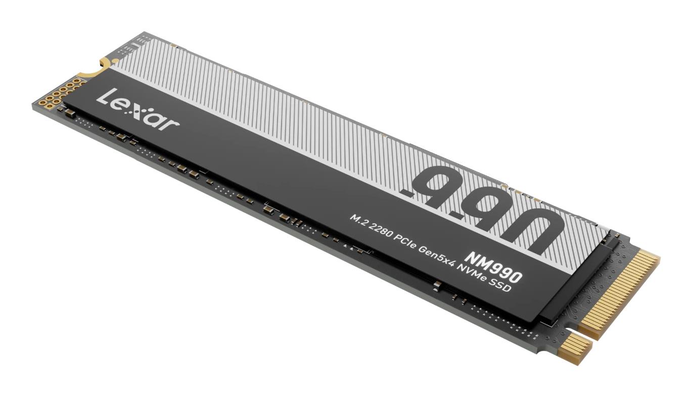SSD LEXAR NM990 1TB M.2 NVMe Write speed 7500 MBytes/sec Read speed 14000 MBytes/sec 2.45mm TBW 750 TB MTBF 1500000 hours LNM990X001T-RNNNG