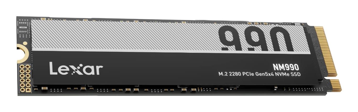 SSD LEXAR NM990 1TB M.2 NVMe Write speed 7500 MBytes/sec Read speed 14000 MBytes/sec 2.45mm TBW 750 TB MTBF 1500000 hours LNM990X001T-RNNNG