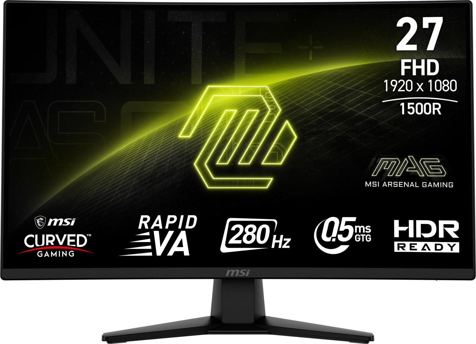 LCD Monitor MSI 27 1920 x 1080 pixels Full HD Native aspect ratio 16:9 Curved MAG274CXF